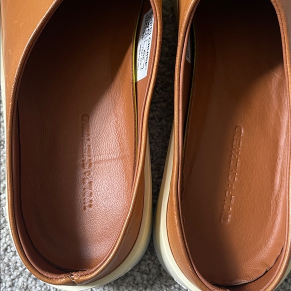 Wolf & Shepherd Cruise slip on mules men’s Sz 7.5 women’s Sz 9 brown leather main image 7